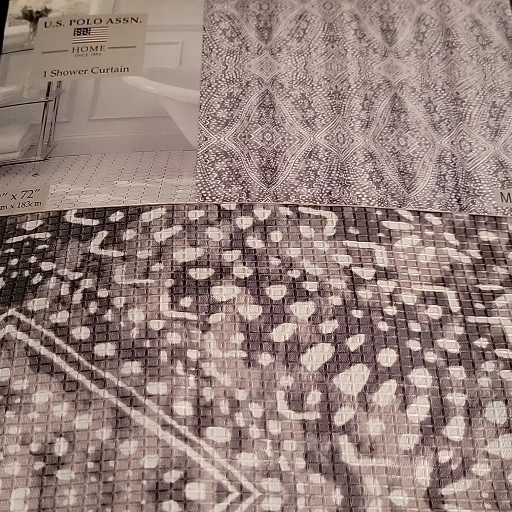 (J26) U.S. Polo Assn. 1 shower curtain
